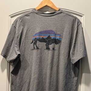 Patagonia Classic Gray Short Sleeve Tee